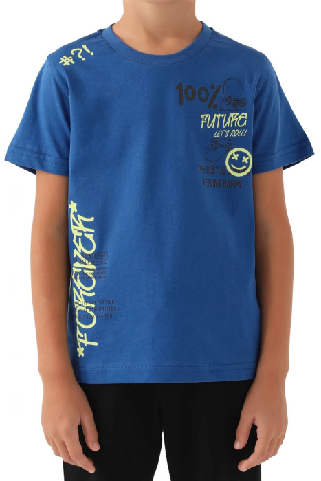 RolyPoly Erkek Çocuk Bermuda Takım - RP3351-2 Mavi - 4