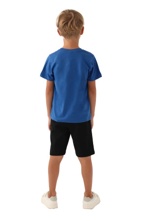 RolyPoly Erkek Çocuk Bermuda Takım - RP3351-2 Mavi - 5