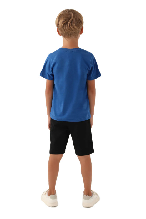 RolyPoly Erkek Çocuk Bermuda Takım - RP3351-G Mavi - 5