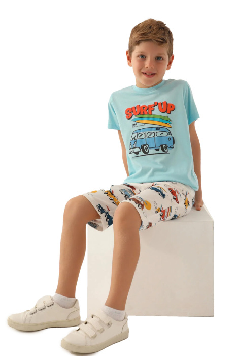 RolyPoly Erkek Çocuk Bermuda Takım - RP3359-G Gri - 2