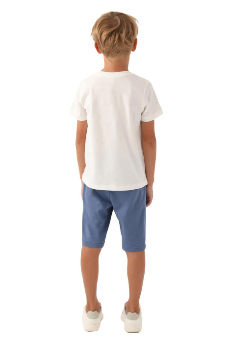 RolyPoly Erkek Çocuk Bermuda Takım - RP3364-G Krem - 5