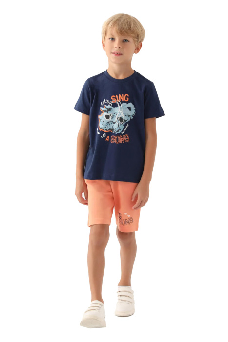 RolyPoly Erkek Çocuk Bermuda Takım - RP3367-2 Koyu İndigo - 2