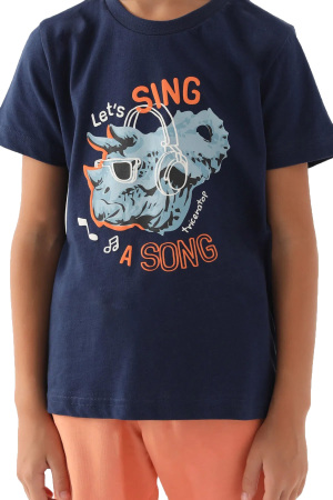 RolyPoly Erkek Çocuk Bermuda Takım - RP3367-2 Koyu İndigo - 4