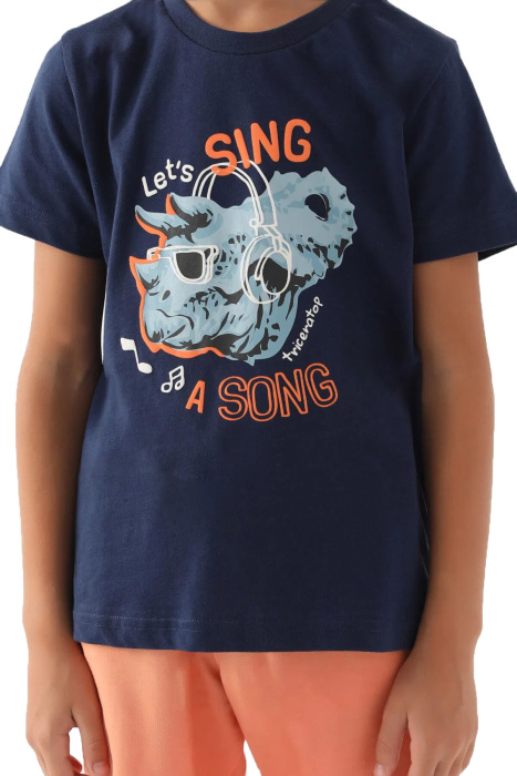 RolyPoly Erkek Çocuk Bermuda Takım - RP3367-2 Koyu İndigo - 4