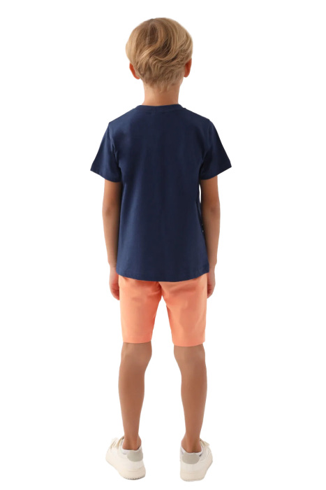 RolyPoly Erkek Çocuk Bermuda Takım - RP3367-2 Koyu İndigo - 5