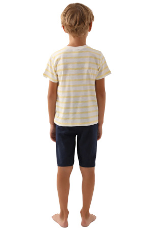 RolyPoly Erkek Çocuk Bermuda Takım - RP3371-G Krem - 2