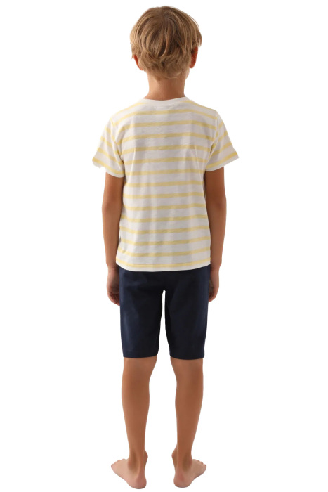 RolyPoly Erkek Çocuk Bermuda Takım - RP3371-G Krem - 2