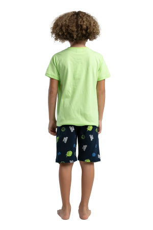 RolyPoly Erkek Çocuk Bermuda Takım - RP3533-2 Yeşi - 4