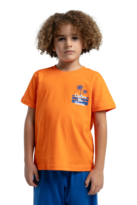 RolyPoly Erkek Çocuk Bermuda Takım - RP3549-2 Turuncu - 2