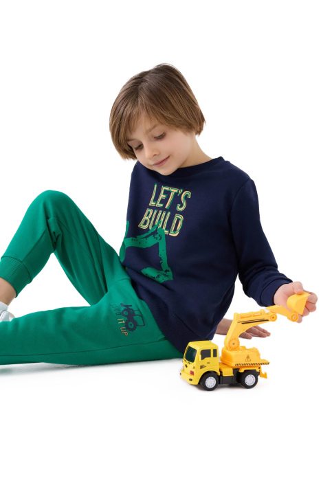 RolyPoly Erkek Çocuk Eşofman Takımı - RP3425-2 Lacivert - 3