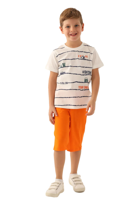 RolyPoly Erkek Çocuk Kapri Takım - RP3357-2 Krem - 2