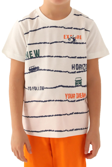 RolyPoly Erkek Çocuk Kapri Takım - RP3357-2 Krem - 4