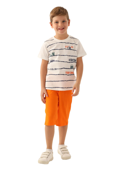 RolyPoly Erkek Çocuk Kapri Takım - RP3357-G Krem - 2