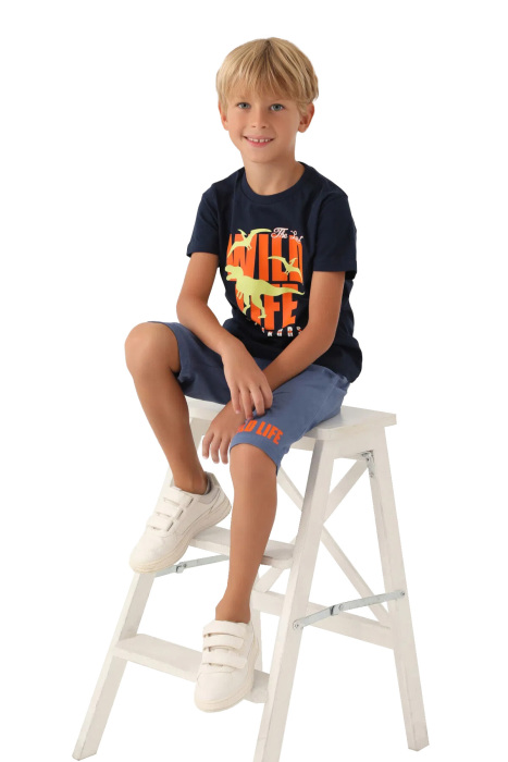 RolyPoly Erkek Çocuk Kapri Takım - RP3365-2 Lacivert - 3