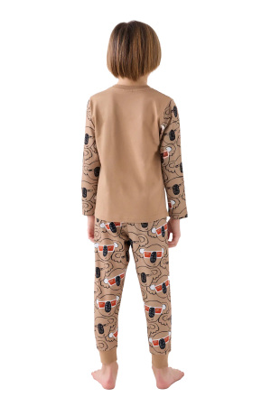 RolyPoly Erkek Çocuk Pijama Takımı - RP3446-2 Vizon - 5