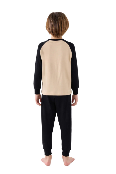 RolyPoly Erkek Çocuk Pijama Takımı - RP3450-2 Bej - 5