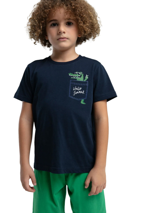 RolyPoly Erkek Çocuk Pijama Takımı - RP3577-2 Lacivert - 1