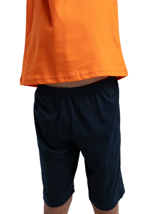 RolyPoly Erkek Çocuk Pijama Takımı - RP3577-2 Turuncu - 3