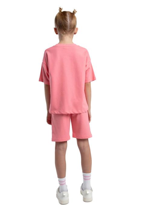 RolyPoly Kız Çocuk Bermuda Takım - RP3590-G Neon Pembe - 4