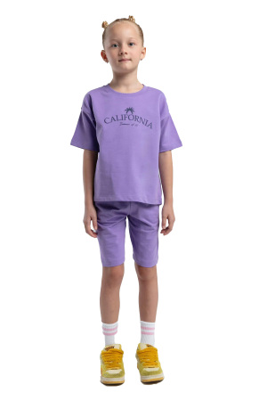 RolyPoly Kız Çocuk Bermuda Takım - RP3591-2 Mor - RolyPoly