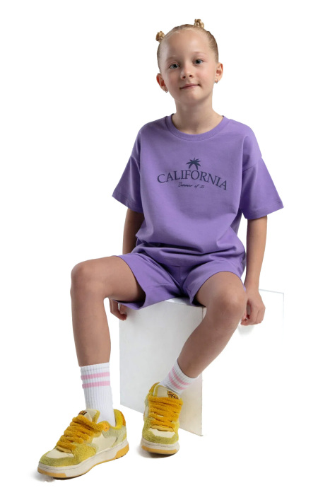 RolyPoly Kız Çocuk Bermuda Takım - RP3591-2 Mor - 3