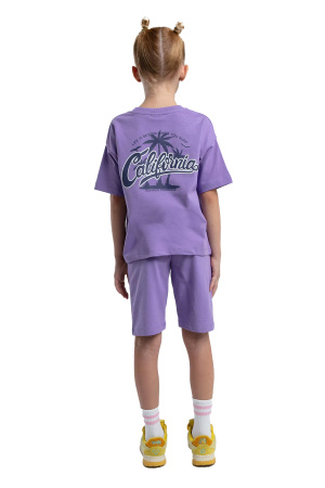 RolyPoly Kız Çocuk Bermuda Takım - RP3591-2 Mor - 5
