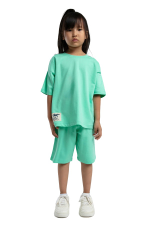 RolyPoly Kız Çocuk Bermuda Takım - RP3592-2 Yeşi - 1