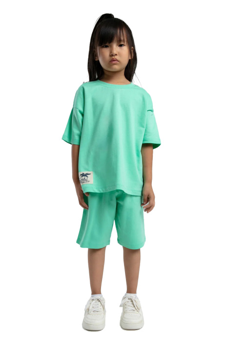 RolyPoly Kız Çocuk Bermuda Takım - RP3592-2 Yeşi - 1