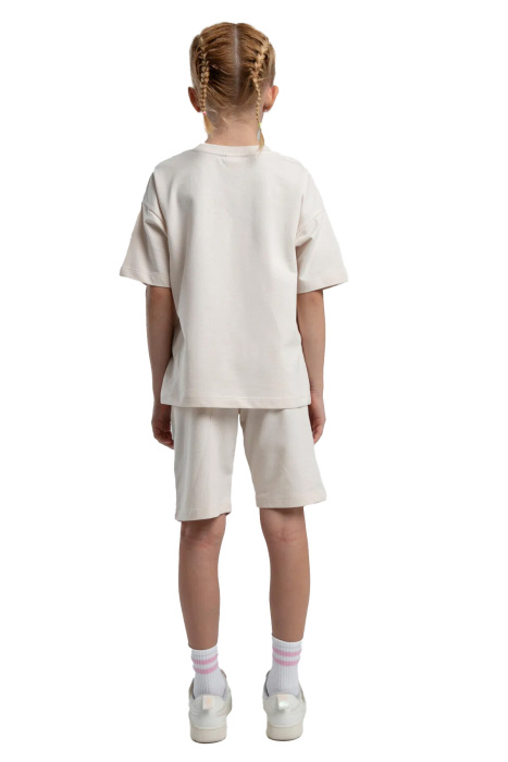 RolyPoly Kız Çocuk Bermuda Takım - RP3592-G Bej - 5