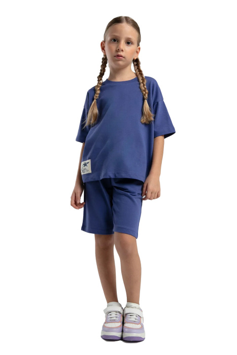 RolyPoly Kız Çocuk Bermuda Takım - RP3592-G Koyu Mavi - 1
