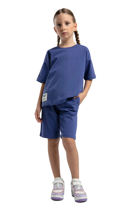 RolyPoly Kız Çocuk Bermuda Takım - RP3592-G Koyu Mavi - 2