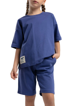 RolyPoly Kız Çocuk Bermuda Takım - RP3592-G Koyu Mavi - 4