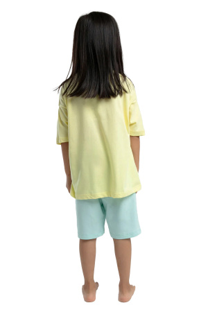 RolyPoly Kız Çocuk Bermuda Takım - RP3620-2 Açık Sarı - 5