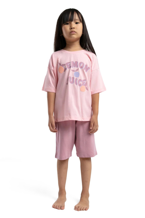 RolyPoly Kız Çocuk Bermuda Takım - RP3620-2 Somon - 1