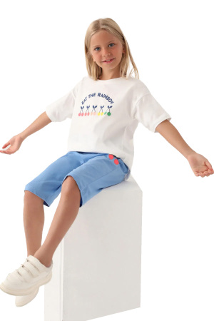 RolyPoly Kız Çocuk Kapri Takım - RP3387-G Krem - 2