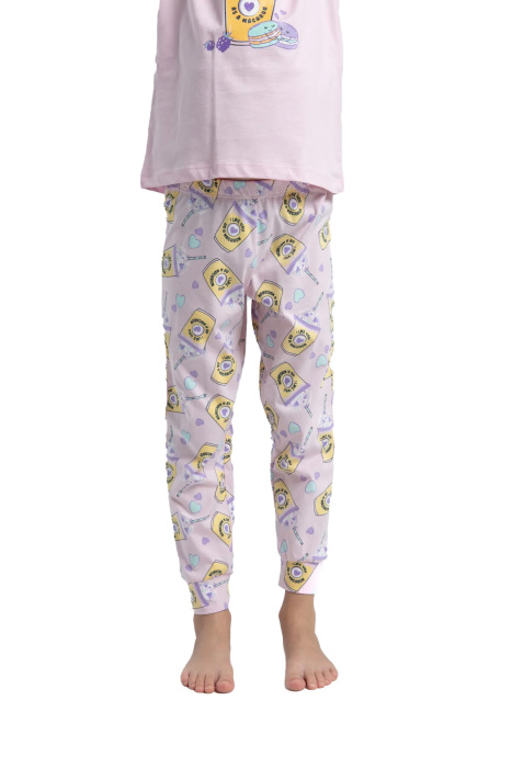 RolyPoly Kız Çocuk Pijama Takımı - RP3625-2 Açık Pembe - 3