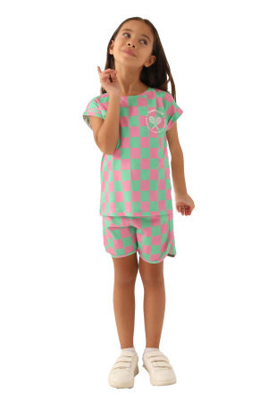 RolyPoly Kız Çocuk Şortlu Takım - RP3382-G Açık Pembe - 2