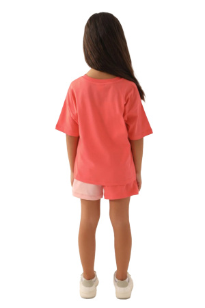 RolyPoly Kız Çocuk Şortlu Takım - RP3391-G Pudra - 3