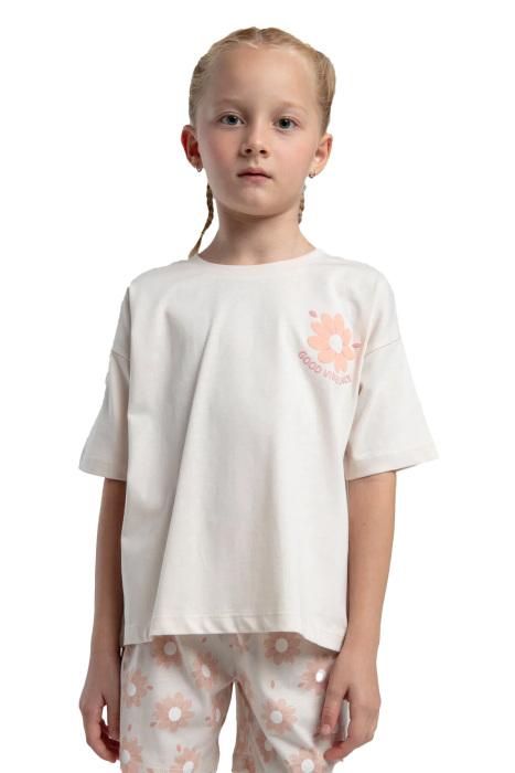 RolyPoly Kız Çocuk Şortlu Takım - RP3609-2 Bej - 2