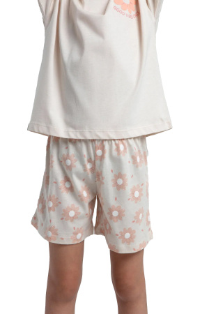 RolyPoly Kız Çocuk Şortlu Takım - RP3609-G Bej - 4