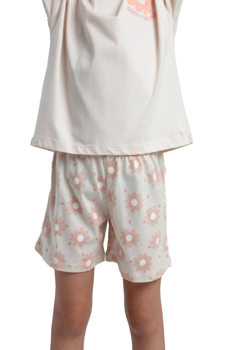 RolyPoly Kız Çocuk Şortlu Takım - RP3609-G Bej - 4