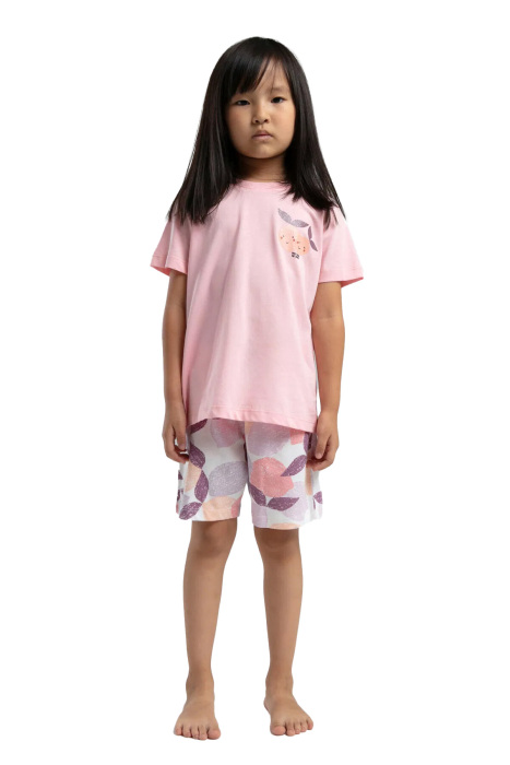RolyPoly Kız Çocuk Şortlu Takım - RP3618-2 Somon - 1