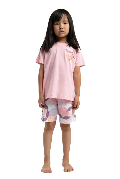 RolyPoly Kız Çocuk Şortlu Takım - RP3618-G Somon - 1