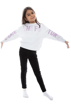 RolyPoly Kız Çocuk SweatShirt - RP2812-2 Krem - 1
