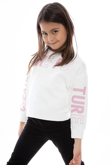 RolyPoly Kız Çocuk SweatShirt - RP2812-2 Krem - 2