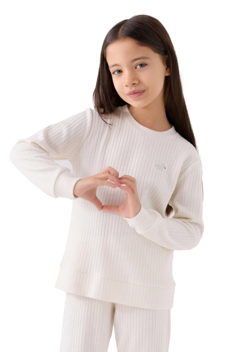 RolyPoly Kız Çocuk Uzun Kollu Pijama Takımı - RP3464-G Taş Gri - 2