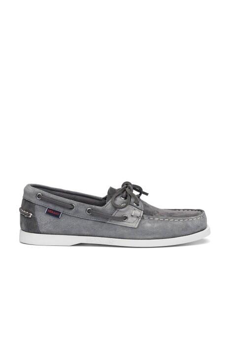 Sebago - Rossisland Jib Shadow Erkek Deri Ayakkabı - 74118IW Gri