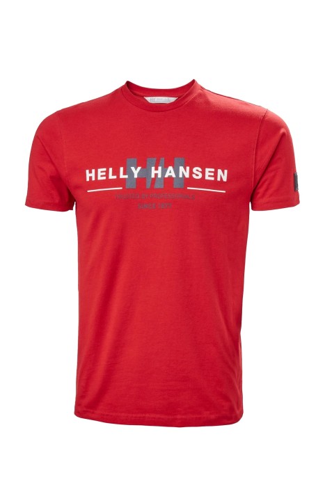 Helly Hansen - Rwb Graphic Erkek T-Shirt - 53763 Kırmızı