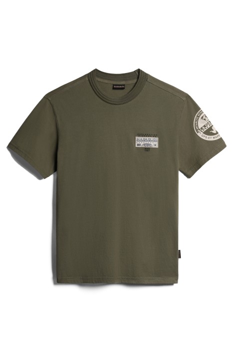 S-Amundsen Erkek T-Shirt - NP0A4H6B Koyu Yeşil