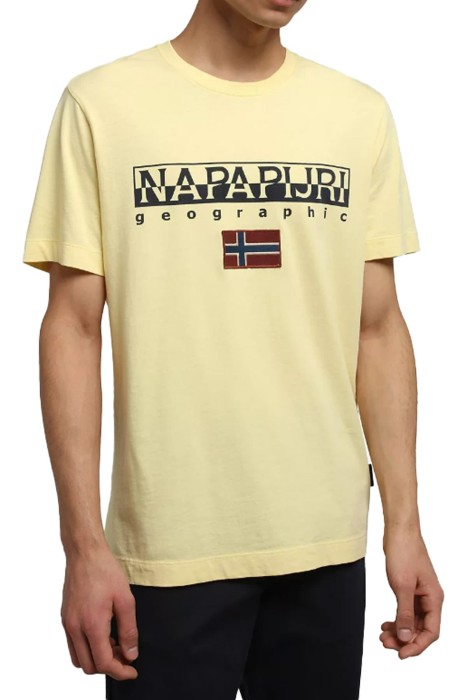 Napapijri - S-Ayas Erkek T-Shirt - NP0A4GDQ Sarı